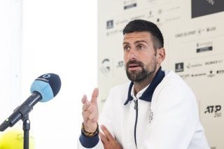 Novak Djokovic est en quête de confiance à Genève KEYSTONE/CYRIL ZINGARO
